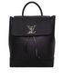 Lockme Backpack, &pound;1,500, Handbags, Black, Leather, Front view